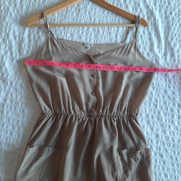 Aritzia T. Babaton 100% Silk Dress, Taupe, Size Small - Picture 14 of 16